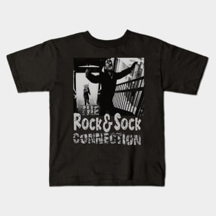 The Rock & Sock Connection, Vintage Wrestling Comedy. Kids T-Shirt